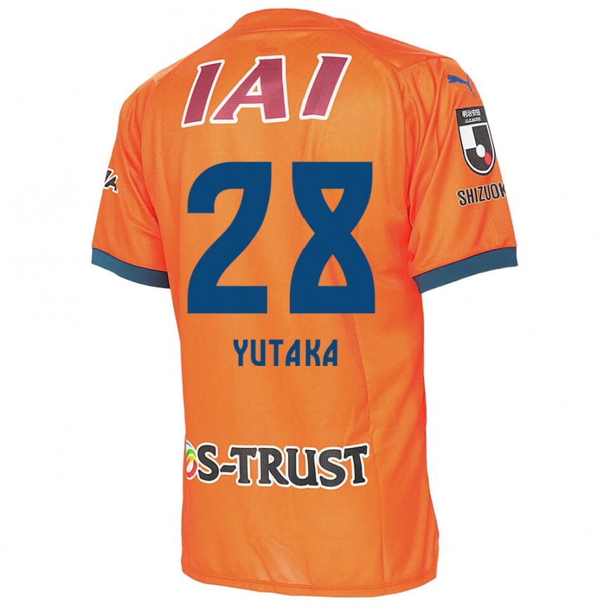 Kids Football Yutaka Yoshida #28 Orange Blue Home Jersey 2024/25 T-Shirt