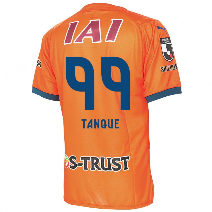 Kids Football Douglas Tanque #99 Orange Blue Home Jersey 2024/25 T-Shirt