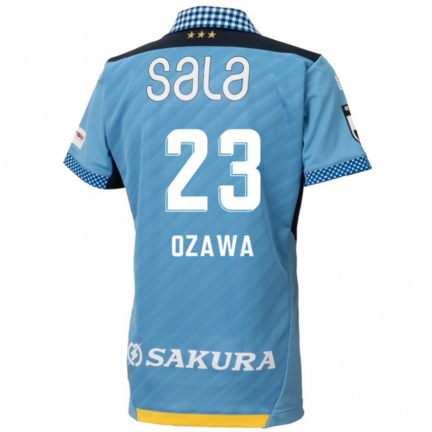 Kids Football Yugo Ozawa #23 Blue Black Home Jersey 2024/25 T-Shirt