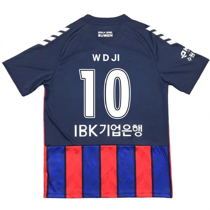 Kids Football Dong-Won Ji #10 Blue Red Home Jersey 2024/25 T-Shirt