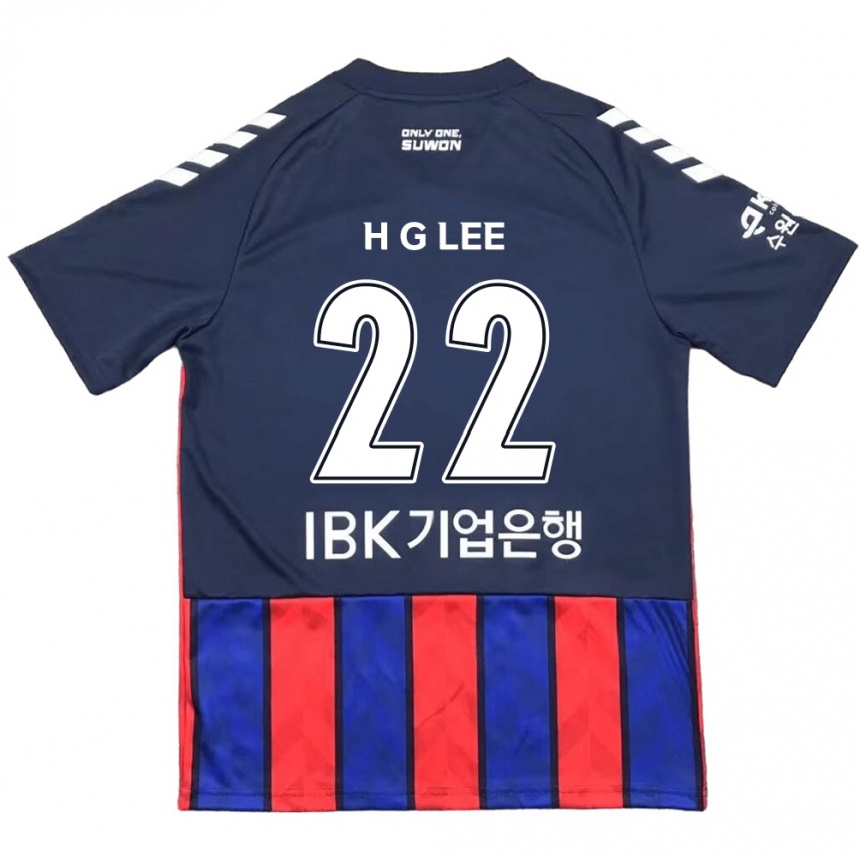 Kids Football Gwang-Hyeok Lee #22 Blue Red Home Jersey 2024/25 T-Shirt