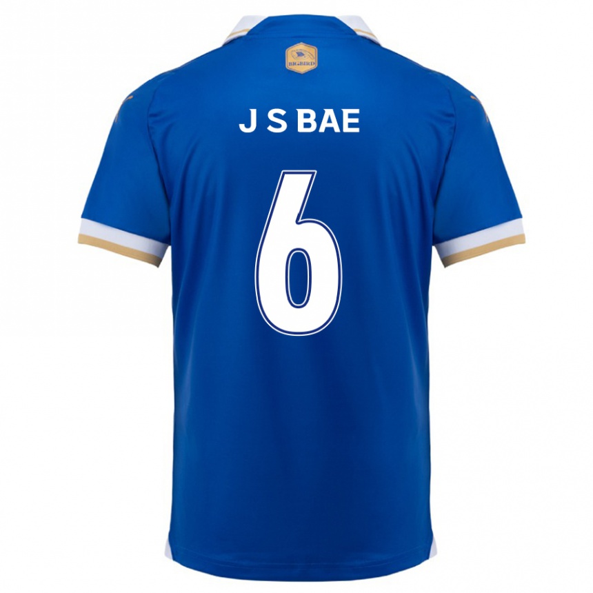 Kids Football Seo-Joon Bae #6 Blue White Home Jersey 2024/25 T-Shirt