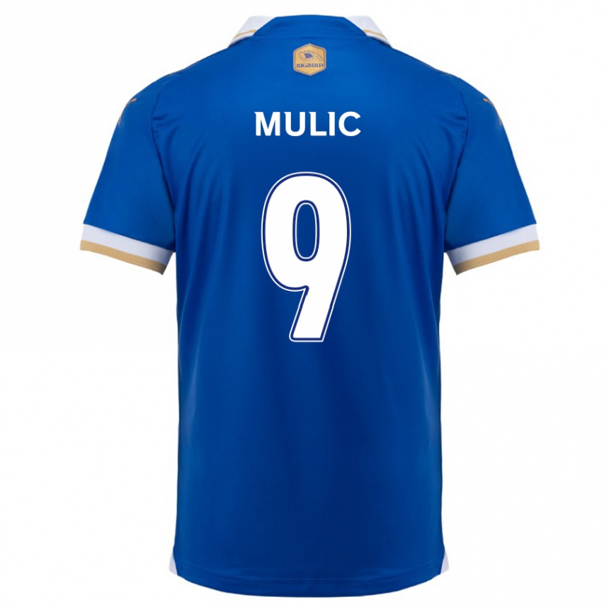 Kids Football Fejsal Mulic #9 Blue White Home Jersey 2024/25 T-Shirt