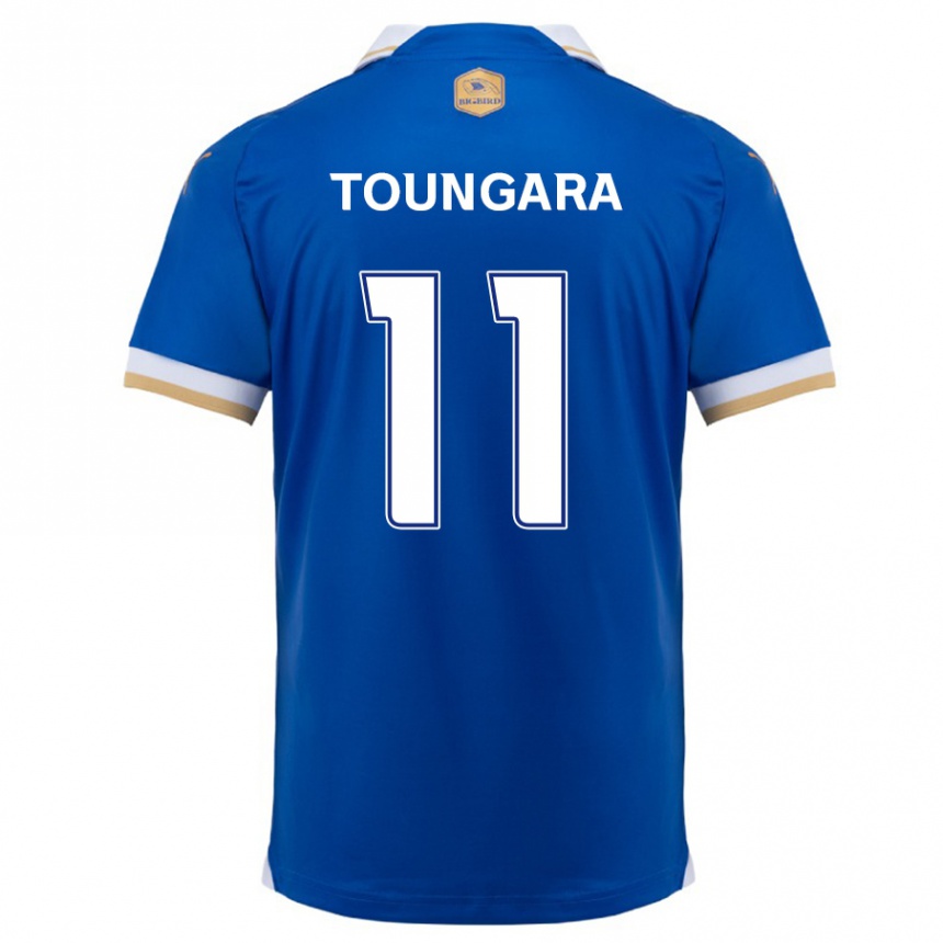 Kids Football Aboubacar Toungara #11 Blue White Home Jersey 2024/25 T-Shirt