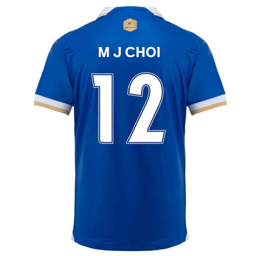 Kids Football Ji-Moog Choi #12 Blue White Home Jersey 2024/25 T-Shirt