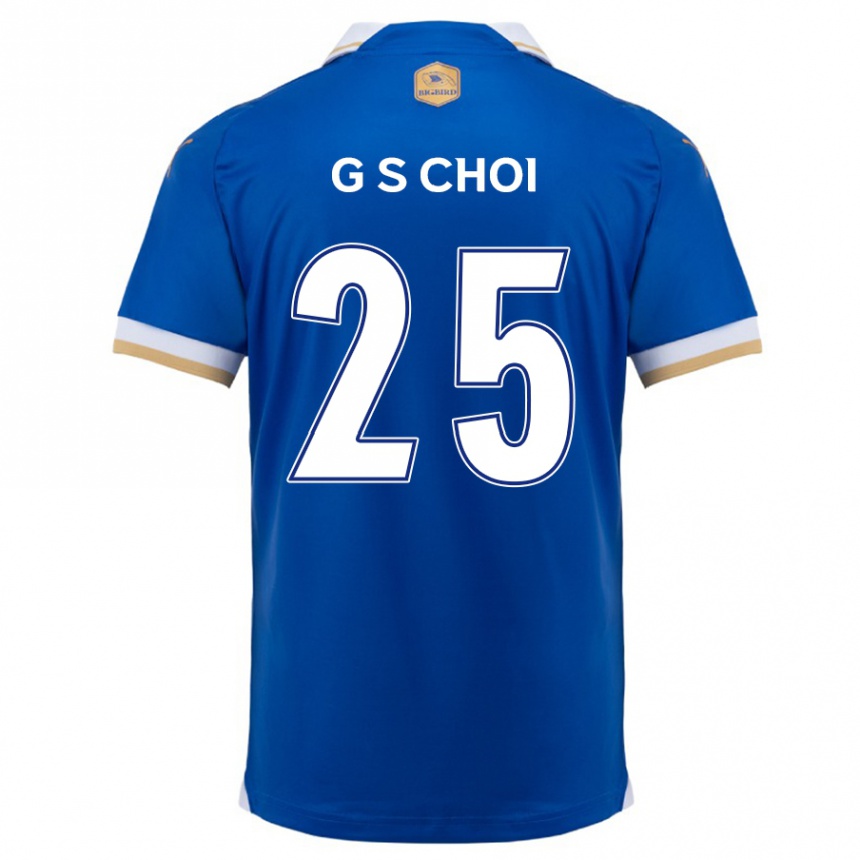 Kids Football Sung-Geun Choi #25 Blue White Home Jersey 2024/25 T-Shirt