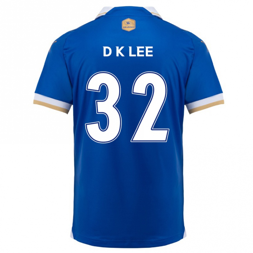 Kids Football Kyu-Dong Lee #32 Blue White Home Jersey 2024/25 T-Shirt