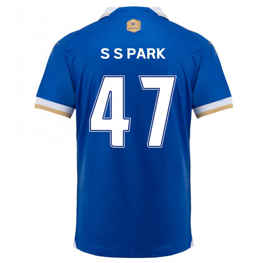 Kids Football Seung-Soo Park #47 Blue White Home Jersey 2024/25 T-Shirt