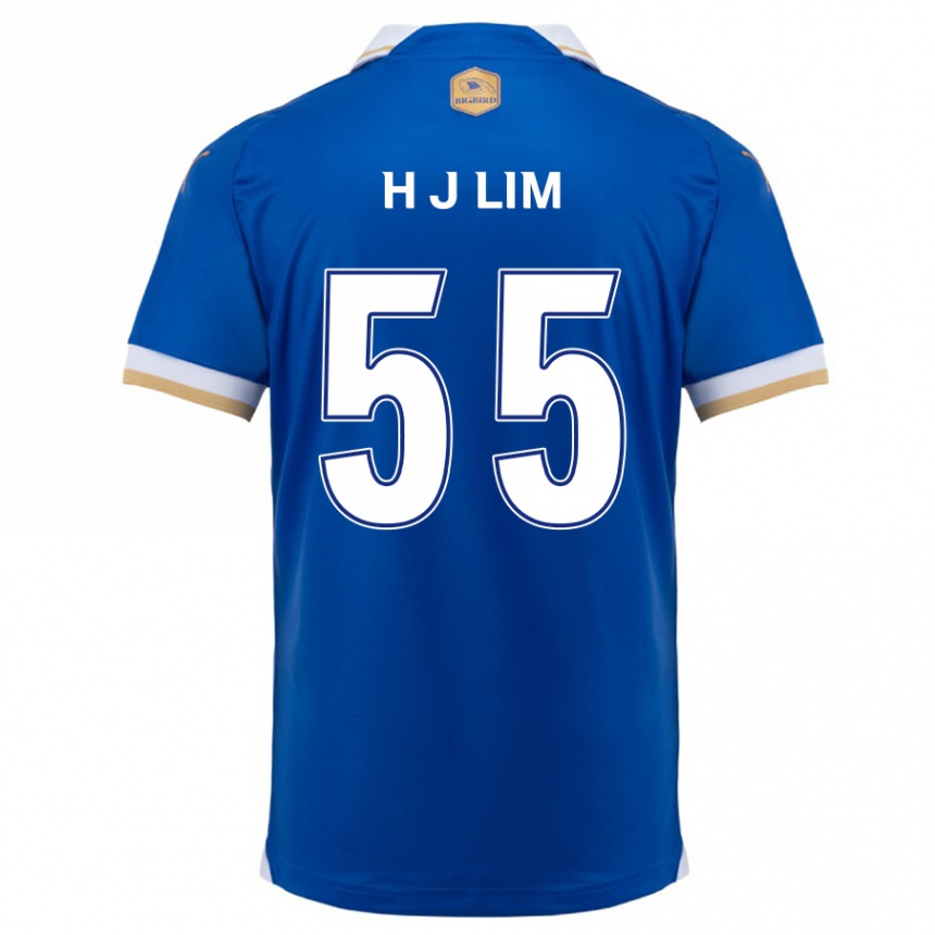 Kids Football Ji-Hoon Lim #55 Blue White Home Jersey 2024/25 T-Shirt