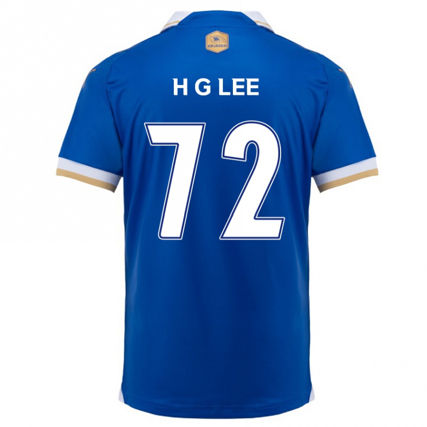 Kids Football Geon-Hee Lee #72 Blue White Home Jersey 2024/25 T-Shirt