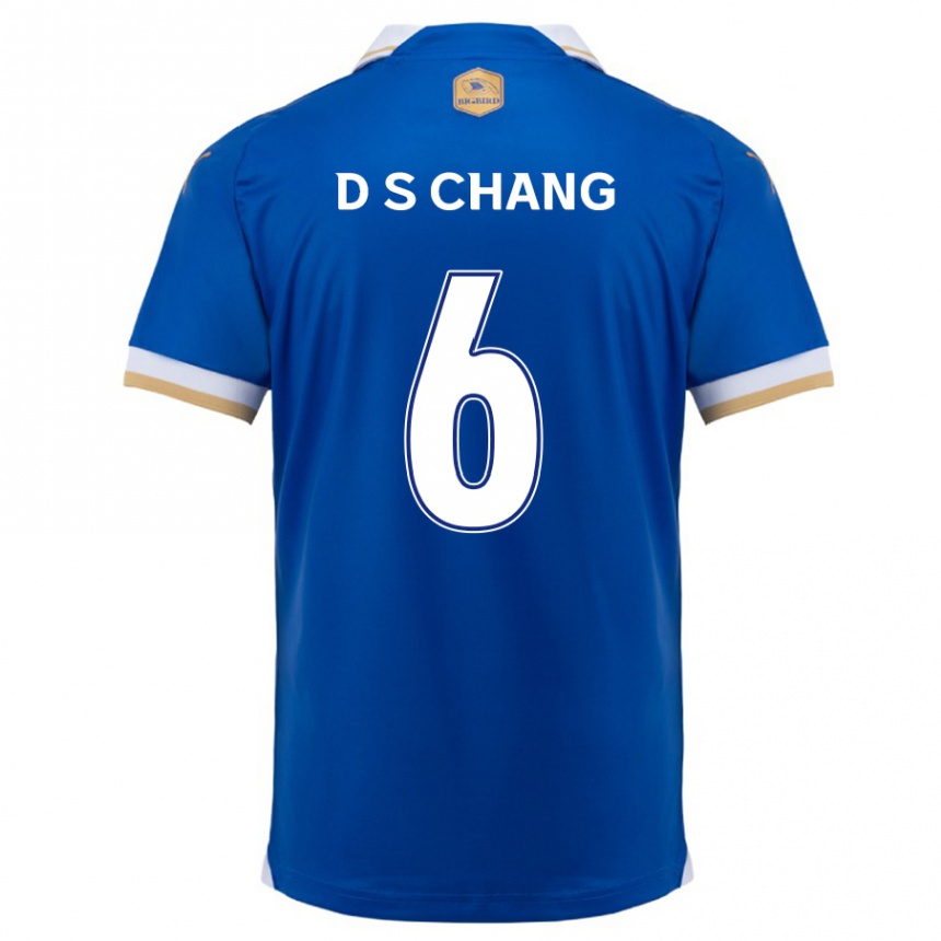 Kids Football Se-Dong Chang #6 Blue White Home Jersey 2024/25 T-Shirt