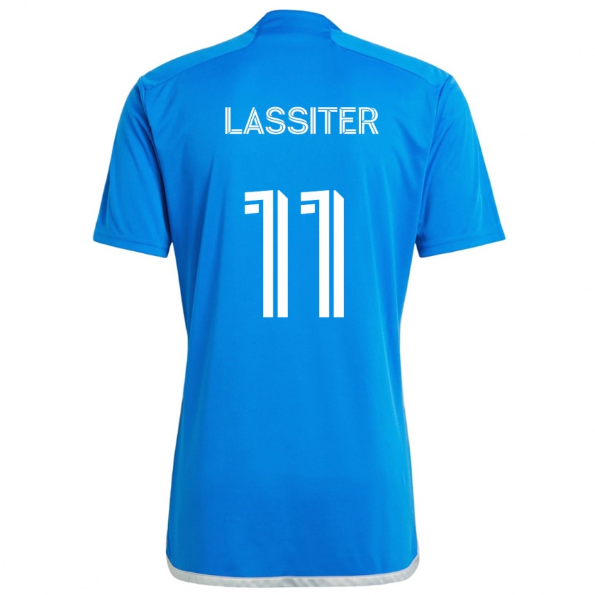 Kids Football Ariel Lassiter #11 Blue White Home Jersey 2024/25 T-Shirt