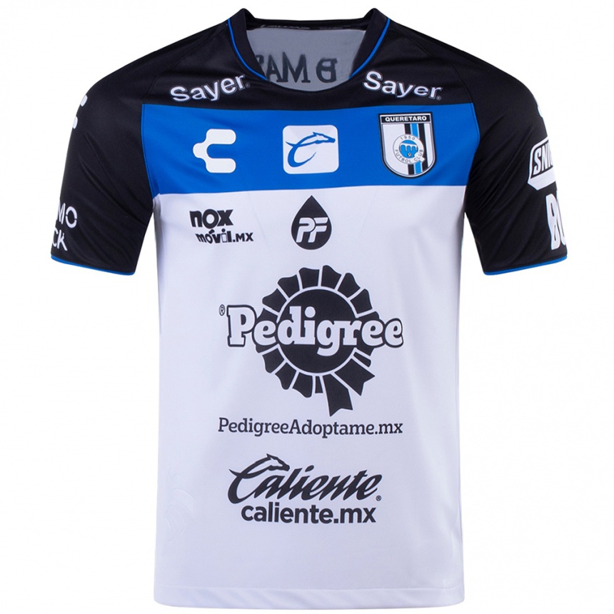 Kids Football Erik Fernández #206 Black Blue Home Jersey 2024/25 T-Shirt