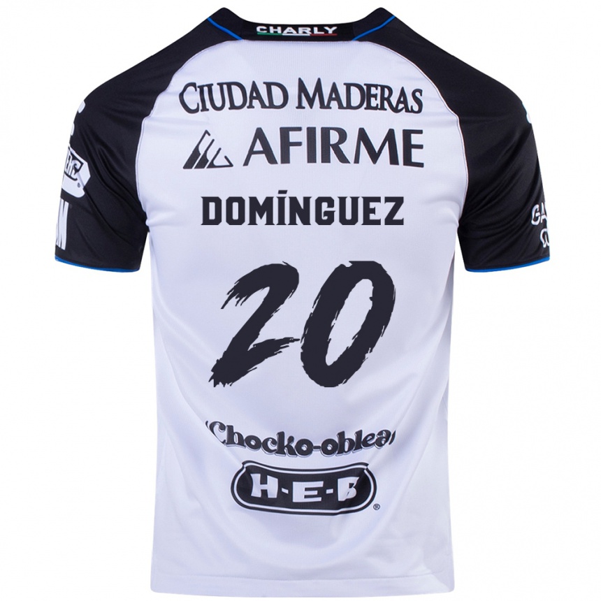 Kids Football Misael Domínguez #20 Black Blue Home Jersey 2024/25 T-Shirt