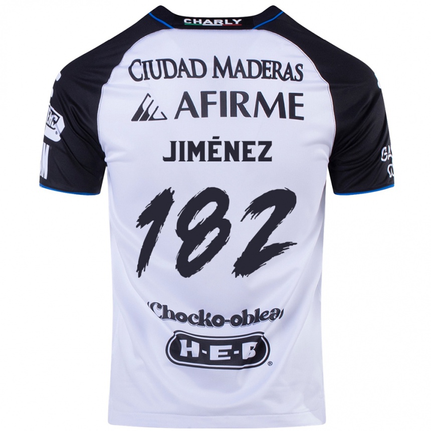 Kids Football Carlos Jiménez #182 Black Blue Home Jersey 2024/25 T-Shirt