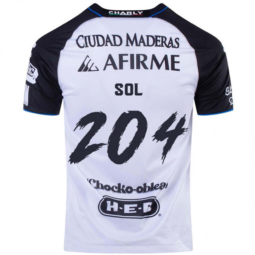 Kids Football Martín Sol #204 Black Blue Home Jersey 2024/25 T-Shirt