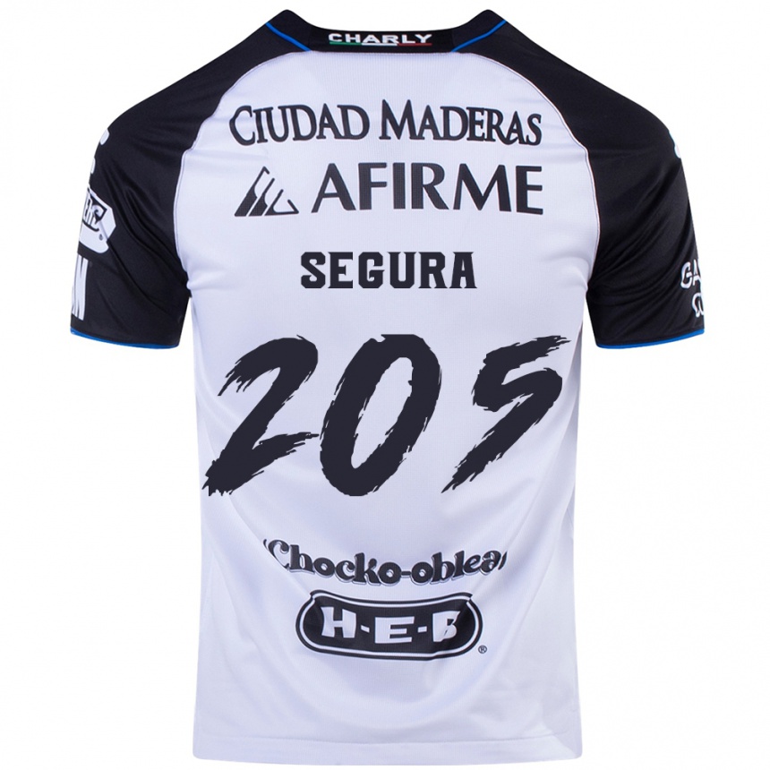 Kids Football Mathías Segura #205 Black Blue Home Jersey 2024/25 T-Shirt