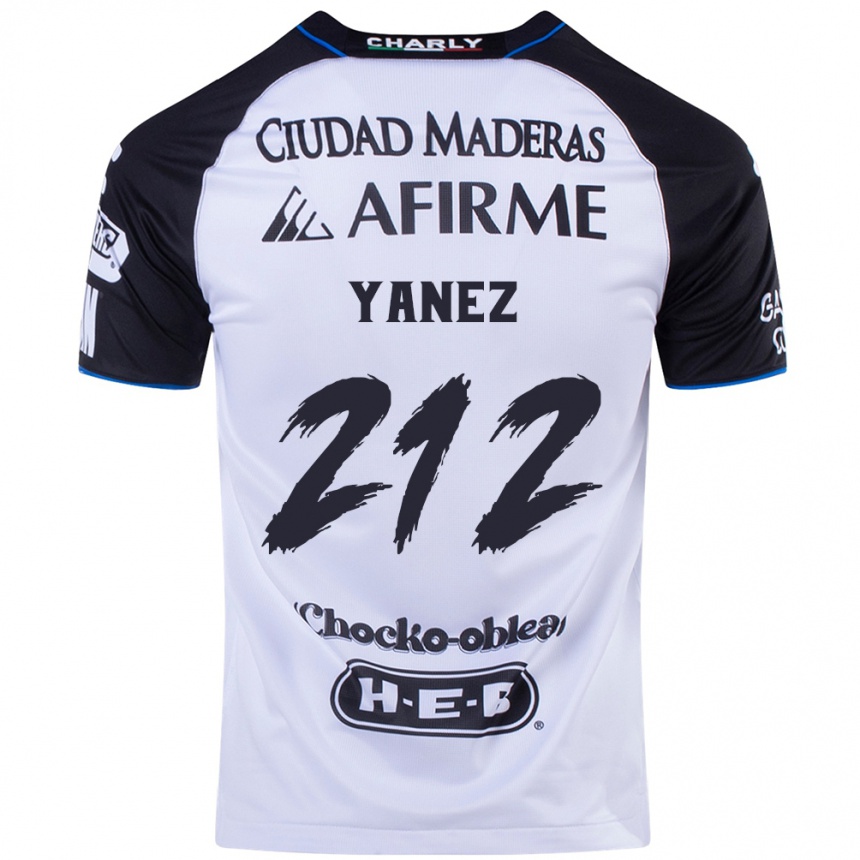 Kids Football Sebastián Yánez #212 Black Blue Home Jersey 2024/25 T-Shirt