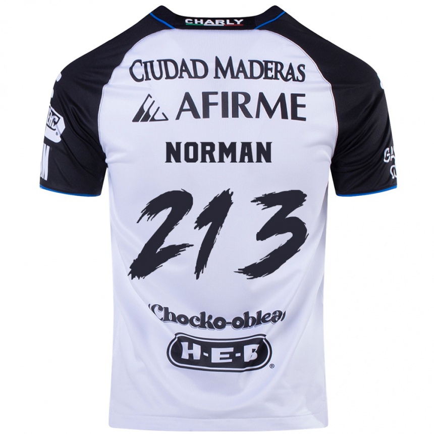 Kids Football Humberto Norman #213 Black Blue Home Jersey 2024/25 T-Shirt