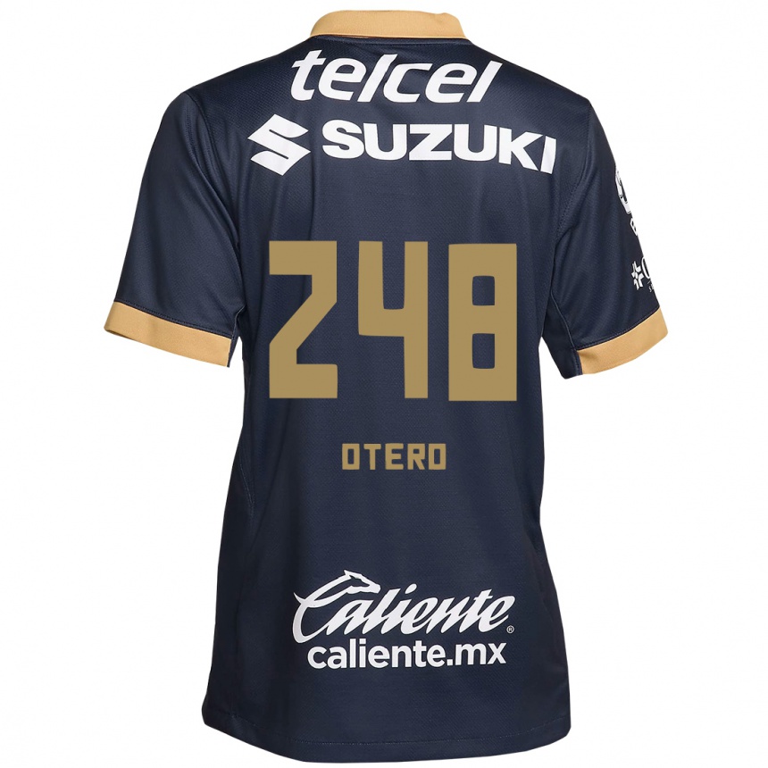 Kids Football Jonathan Otero #248 Obsidian Gold White Away Jersey 2024/25 T-Shirt