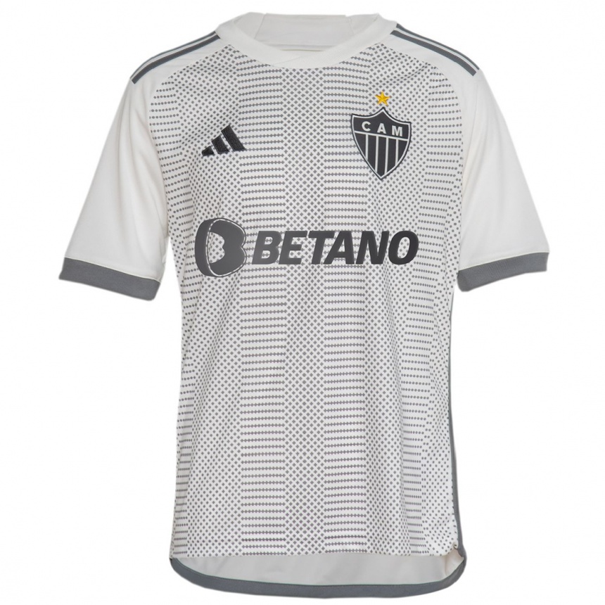 Kids Football Diego Galo #0 Off White Away Jersey 2024/25 T-Shirt