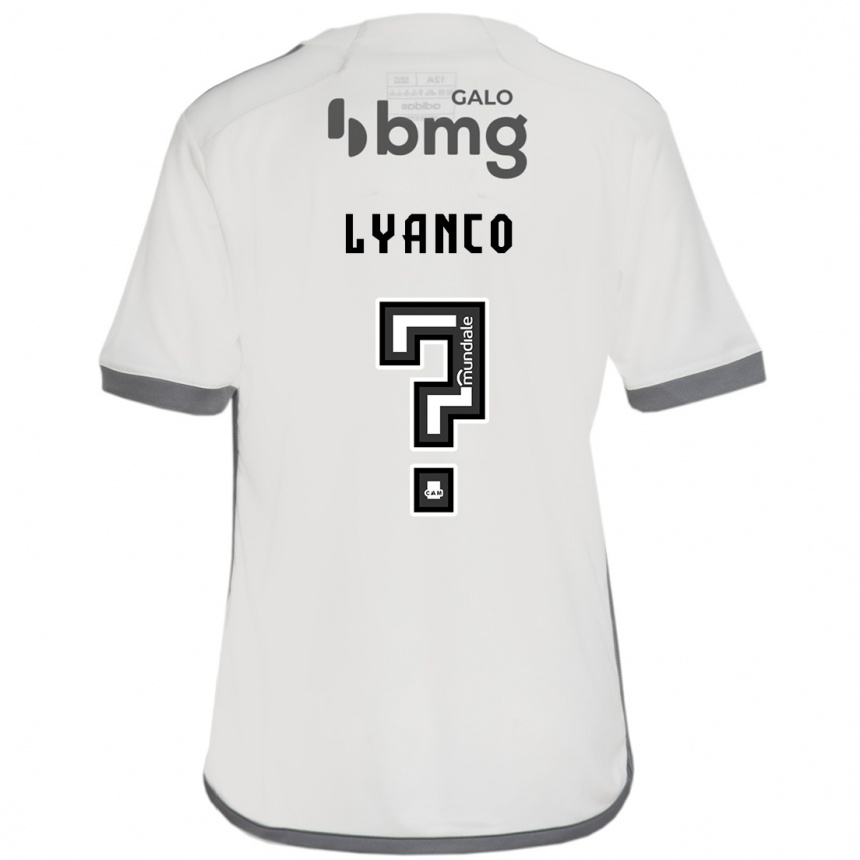 Kids Football Lyanco #0 Off White Away Jersey 2024/25 T-Shirt