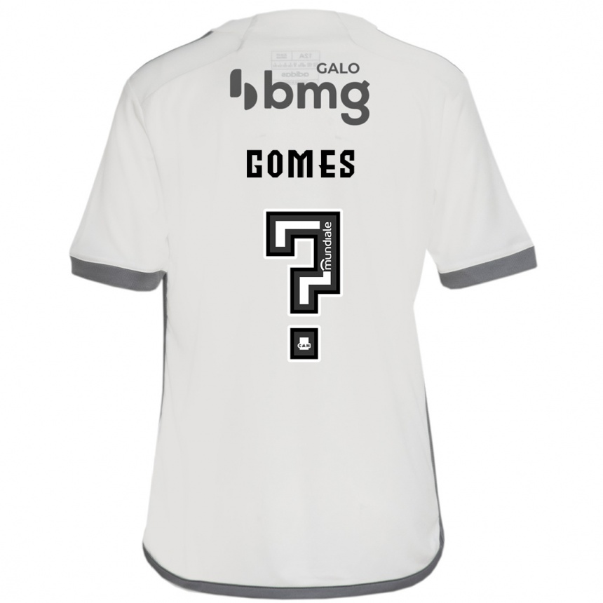 Kids Football Fábio Gomes #0 Off White Away Jersey 2024/25 T-Shirt