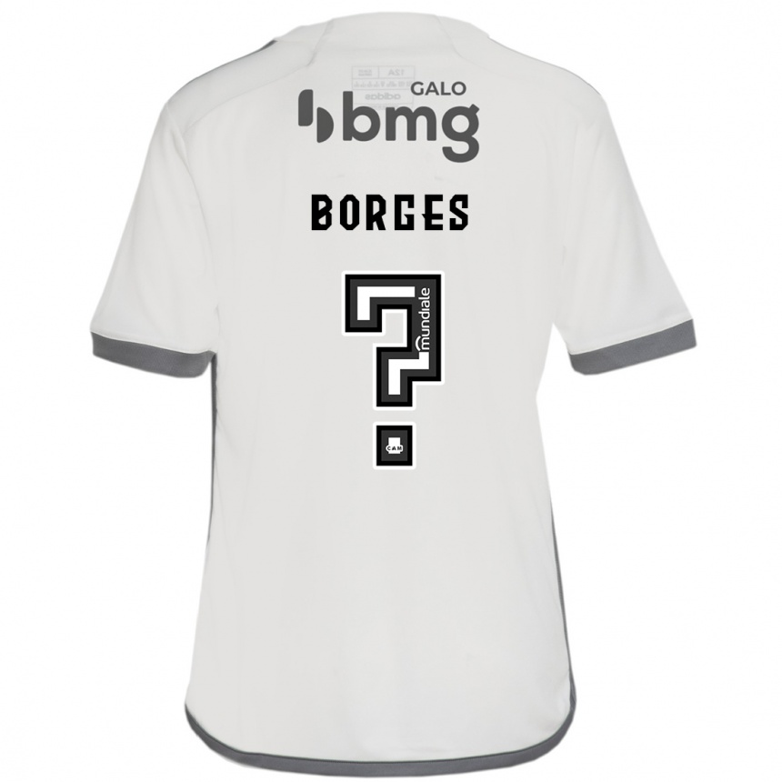 Kids Football Léo Borges #0 Off White Away Jersey 2024/25 T-Shirt