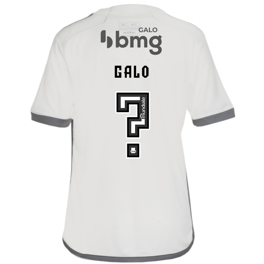 Kids Football Diego Galo #0 Off White Away Jersey 2024/25 T-Shirt