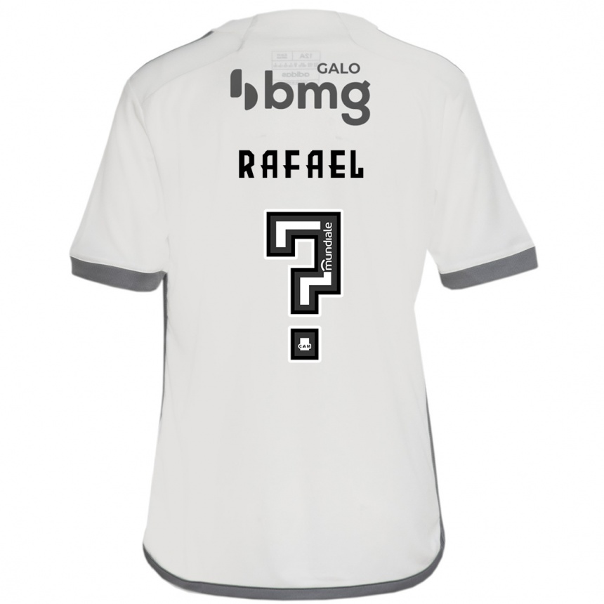 Kids Football João Rafael #0 Off White Away Jersey 2024/25 T-Shirt