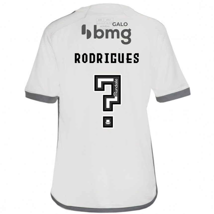 Kids Football Vinicius Rodrigues #0 Off White Away Jersey 2024/25 T-Shirt