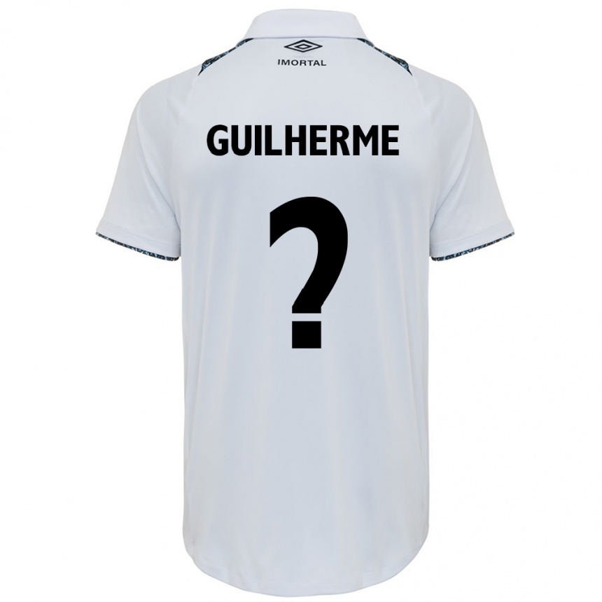 Kids Football Zé Guilherme #0 White Blue Away Jersey 2024/25 T-Shirt