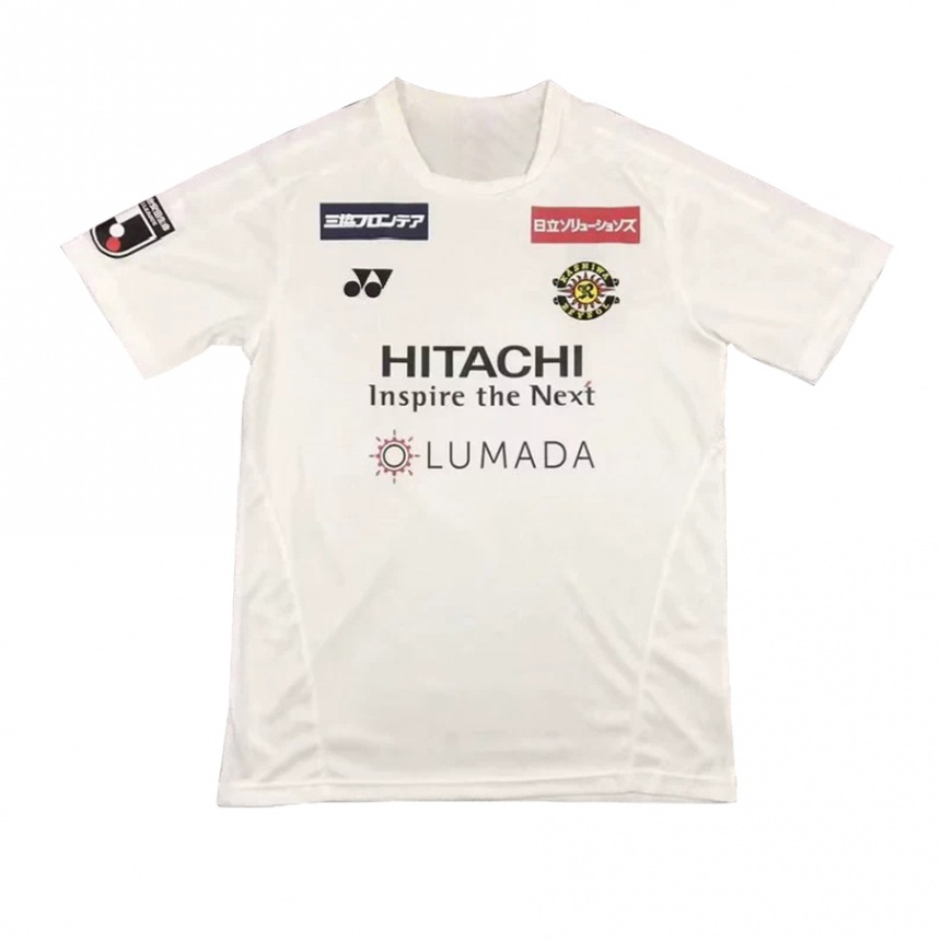 Kids Football Hiroki Noda #22 White Black Away Jersey 2024/25 T-Shirt