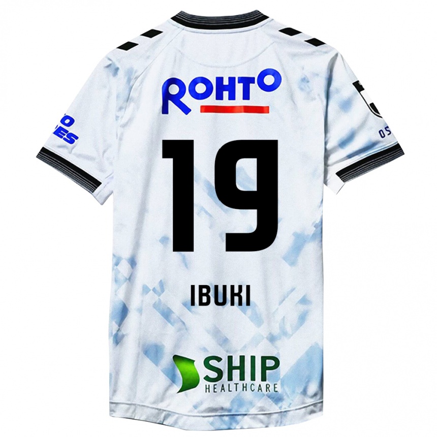 Kids Football Ibuki Konno #19 White Black Away Jersey 2024/25 T-Shirt