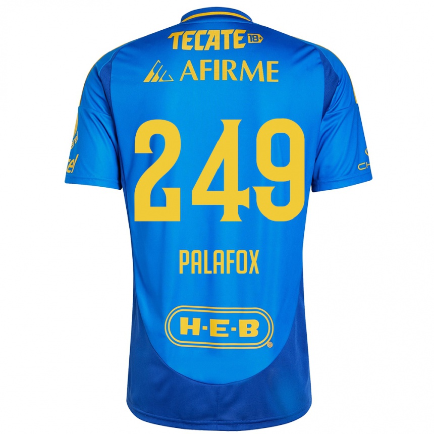 Kids Football José Palafox #249 Blue Yellow Away Jersey 2024/25 T-Shirt