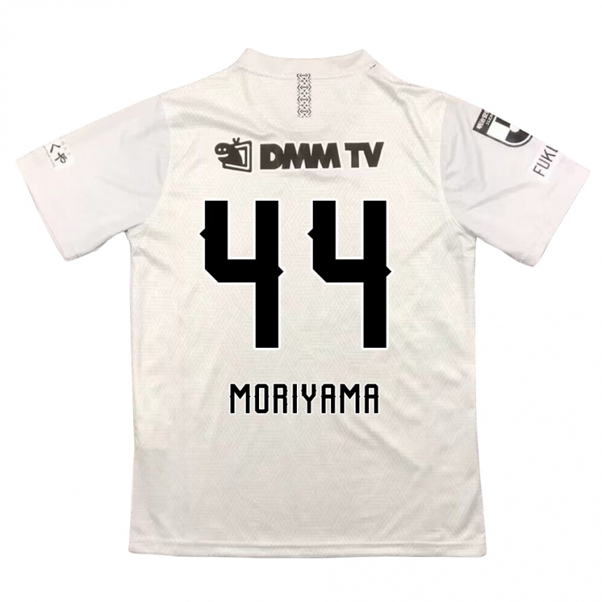 Kids Football Kimiya Moriyama #44 Gray Black Away Jersey 2024/25 T-Shirt