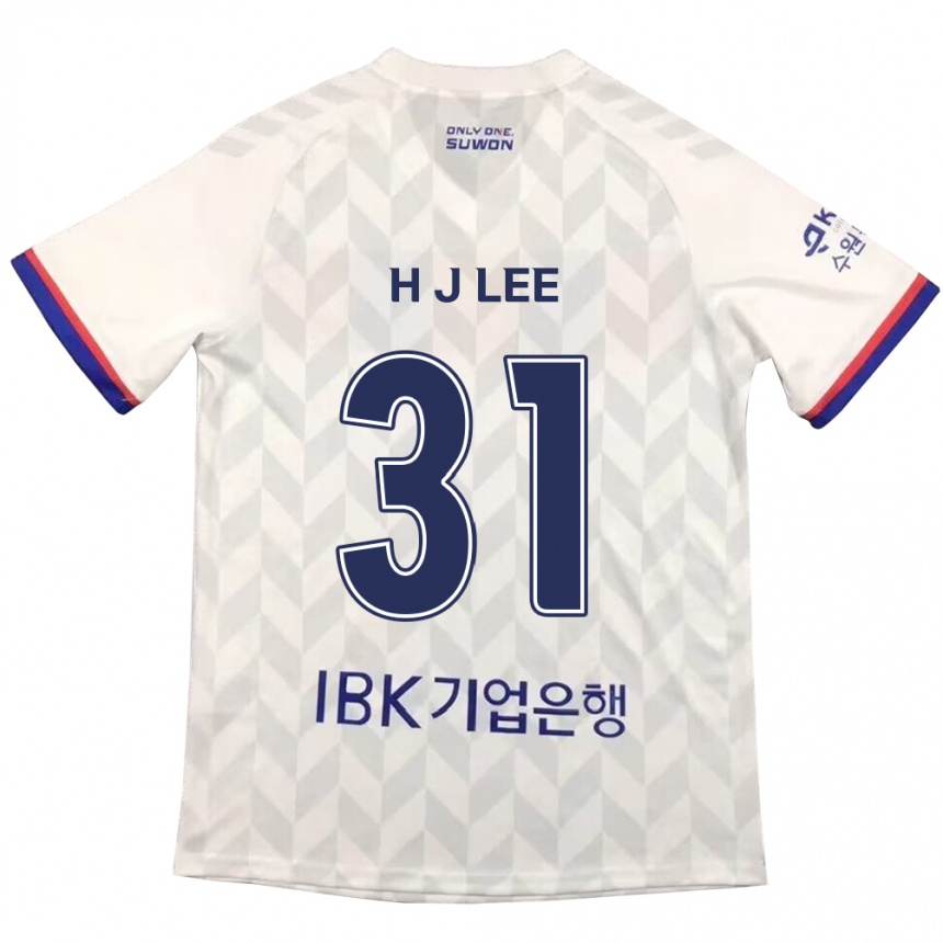 Kids Football Jae-Hoon Lee #31 White Blue Away Jersey 2024/25 T-Shirt