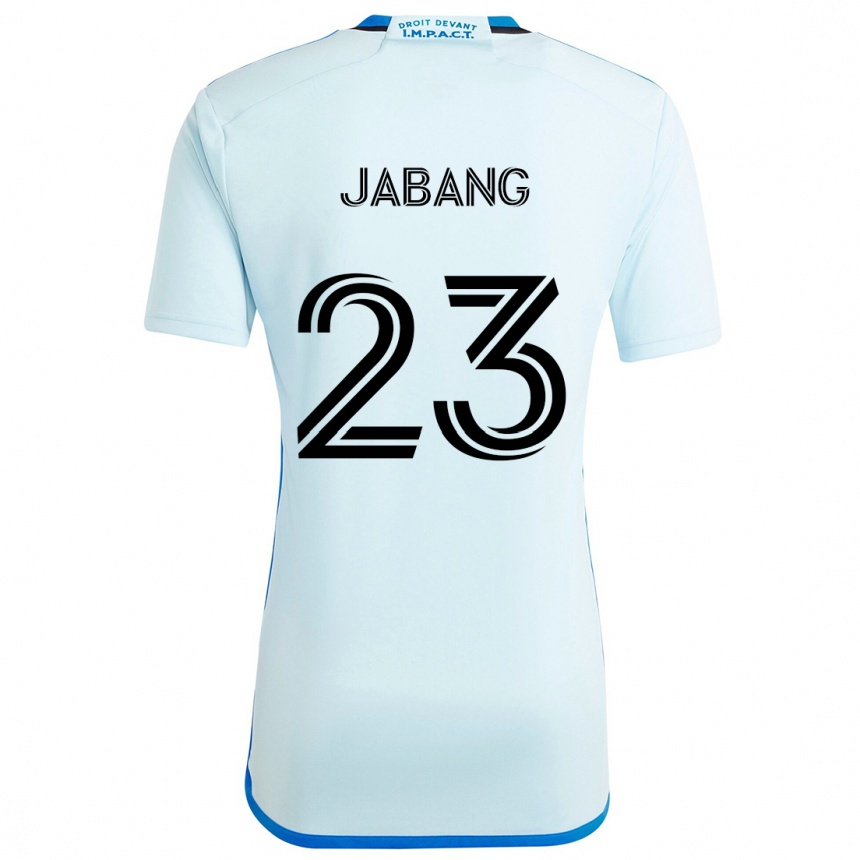 Kids Football Ousman Jabang #23 Ice Blue Away Jersey 2024/25 T-Shirt