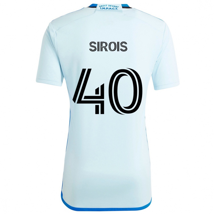 Kids Football Jonathan Sirois #40 Ice Blue Away Jersey 2024/25 T-Shirt