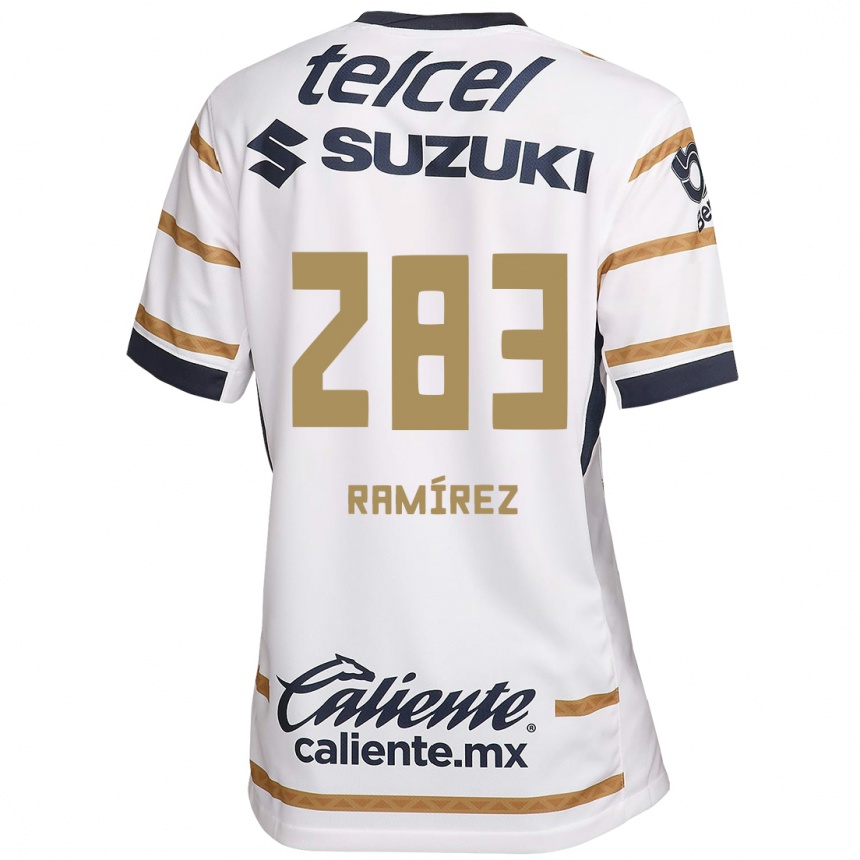 Men Football Dennis Ramírez #283 White Obsidian Home Jersey 2024/25 T-Shirt