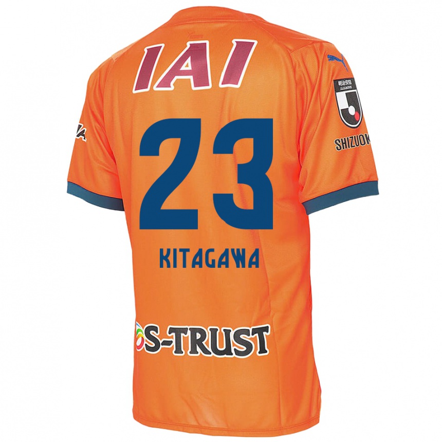 Men Football Koya Kitagawa #23 Orange Blue Home Jersey 2024/25 T-Shirt