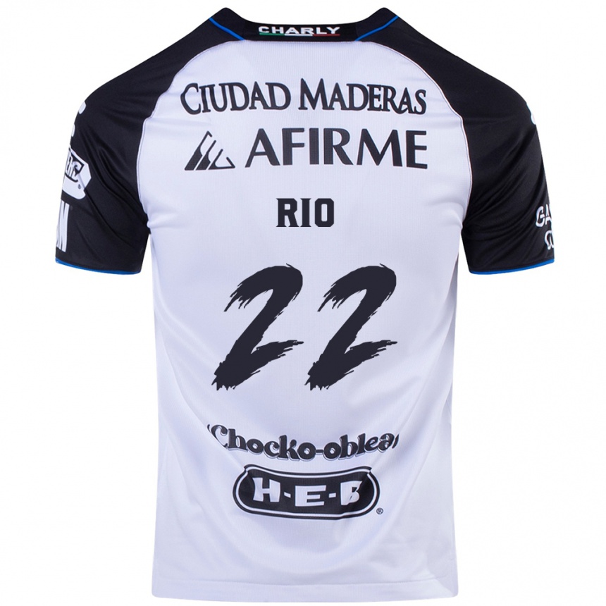 Men Football Martín Rio #22 Black Blue Home Jersey 2024/25 T-Shirt