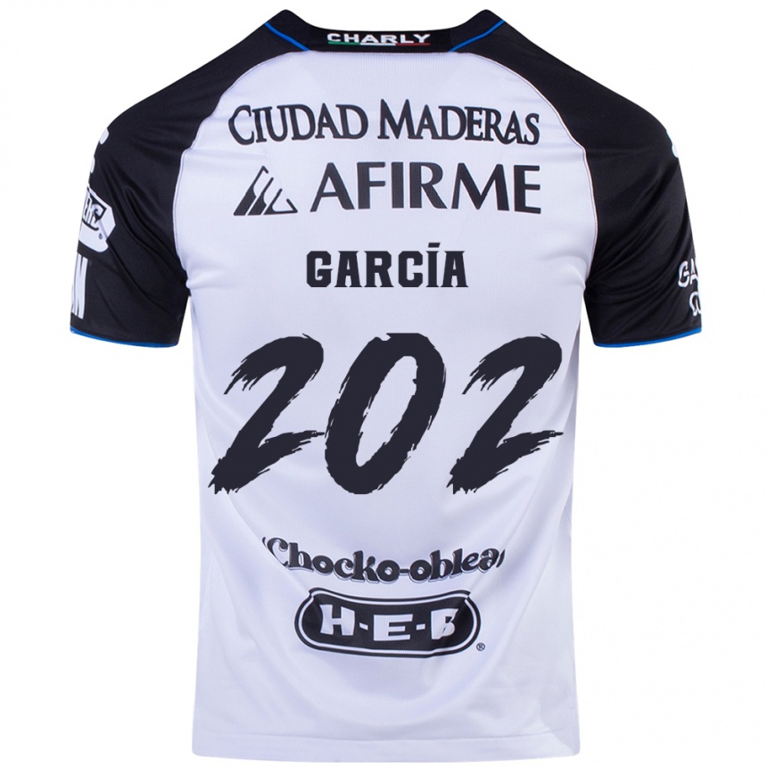 Men Football Diego García #202 Black Blue Home Jersey 2024/25 T-Shirt