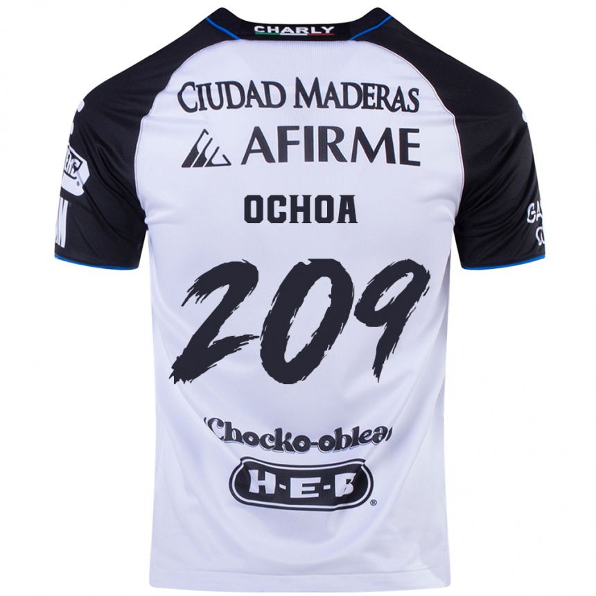 Men Football José Ochoa #209 Black Blue Home Jersey 2024/25 T-Shirt