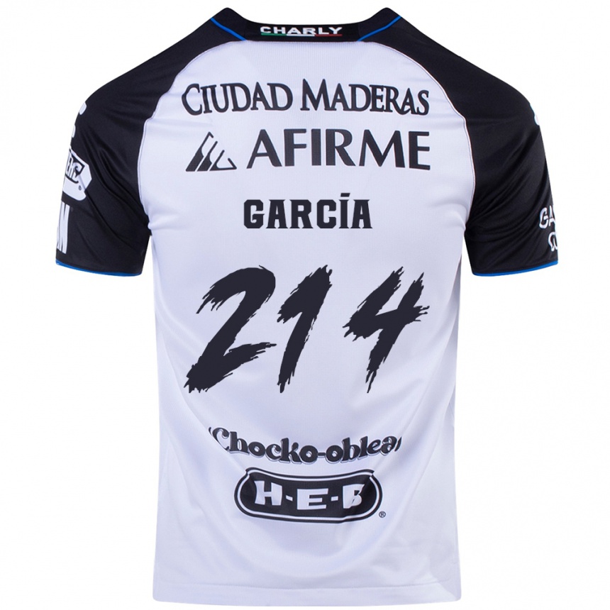 Men Football José García #214 Black Blue Home Jersey 2024/25 T-Shirt