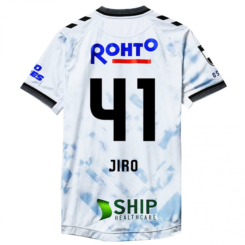 Men Football Jiro Nakamura #41 White Black Away Jersey 2024/25 T-Shirt