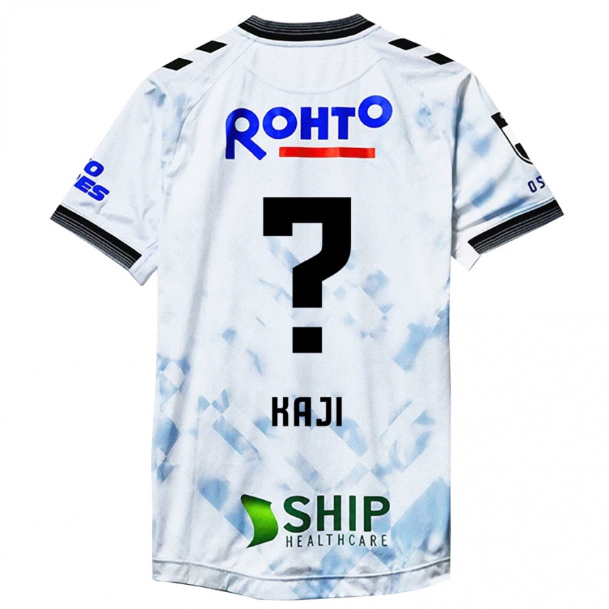 Men Football Rihito Kaji #0 White Black Away Jersey 2024/25 T-Shirt