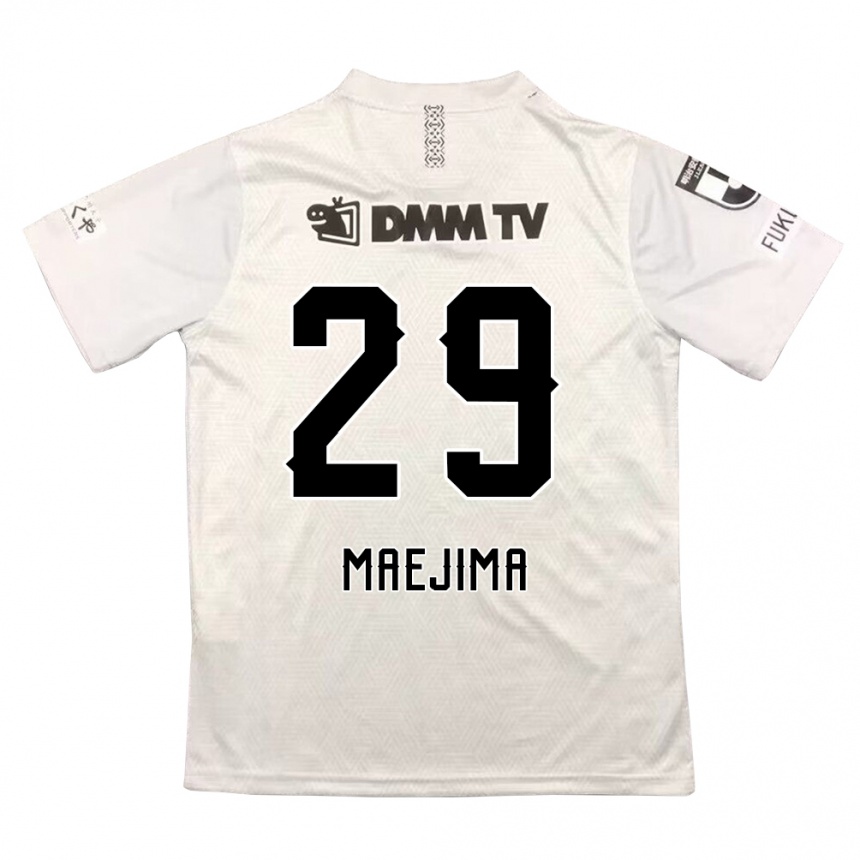 Men Football Yota Maejima #29 Gray Black Away Jersey 2024/25 T-Shirt