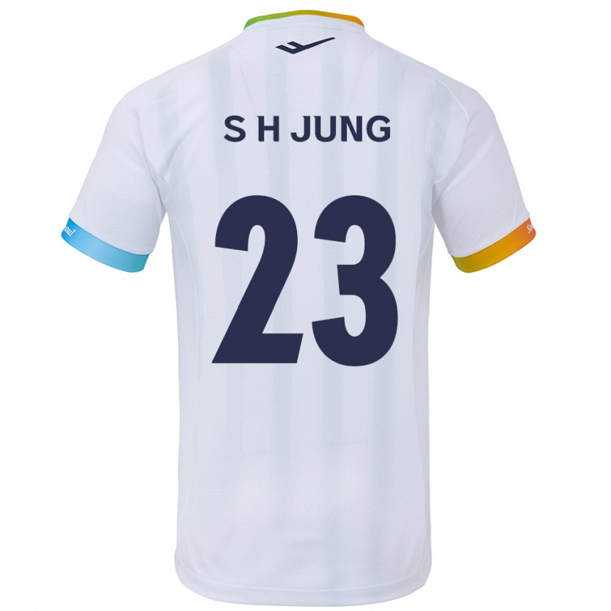 Men Football Hyeon-Soo Jung #23 White Blue Away Jersey 2024/25 T-Shirt