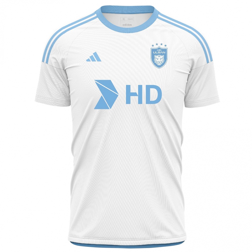 Men Football Gustav Ludwigson #17 White Blue Away Jersey 2024/25 T-Shirt